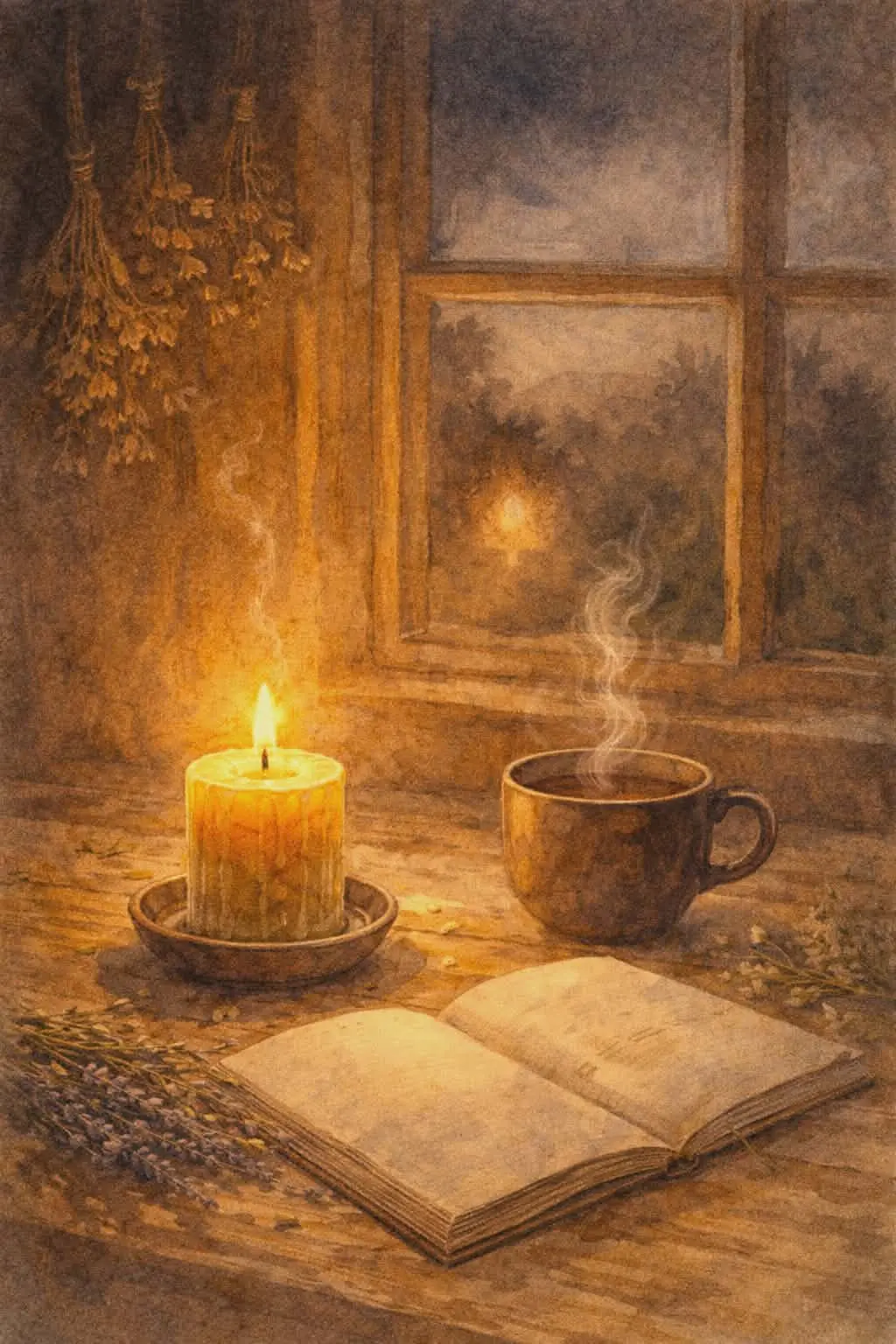 świeczka intencyjna z wosku pszczelego