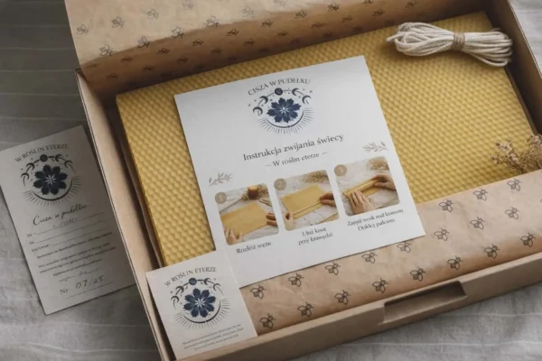 zestaw do samodzielnego zwijania świec